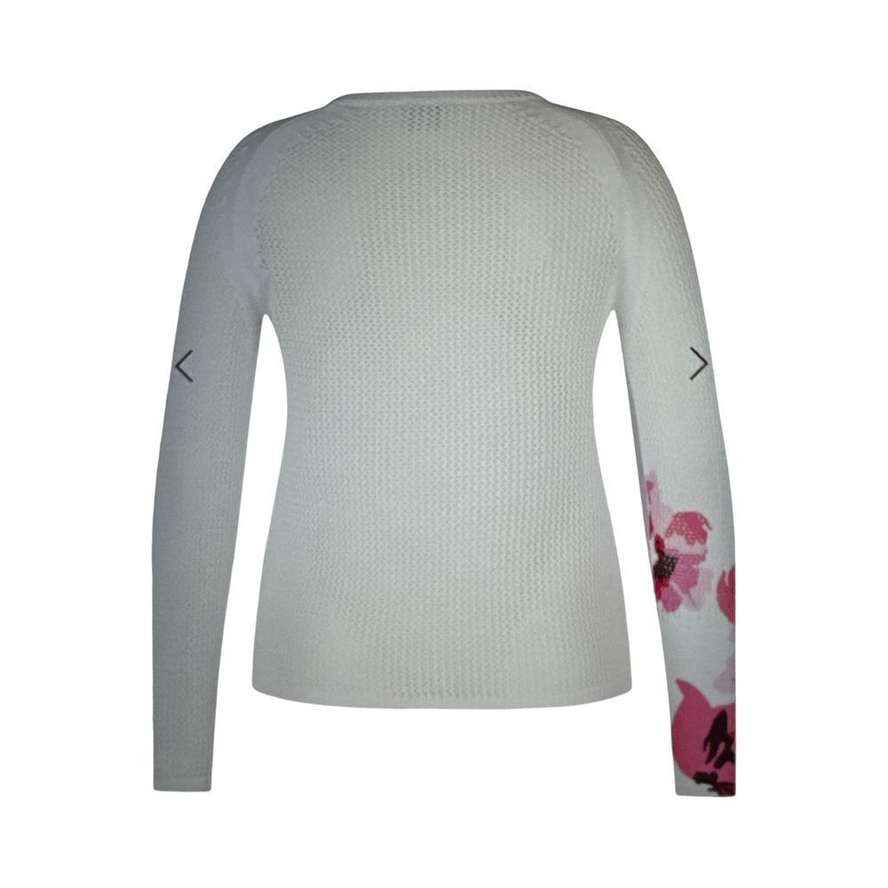 RABE FLORAL PRINT AJOUR KNITTED SWEATER - Picture 2 of 9